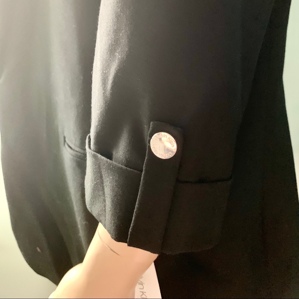 🌸New🌸 MEDIUM Calvin Klein Black Suit Jacket NWT - Picture 3 of 11